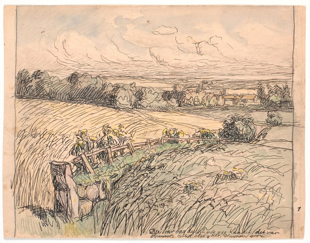 Het was zo mooi op het platteland... door Fritz Syberg