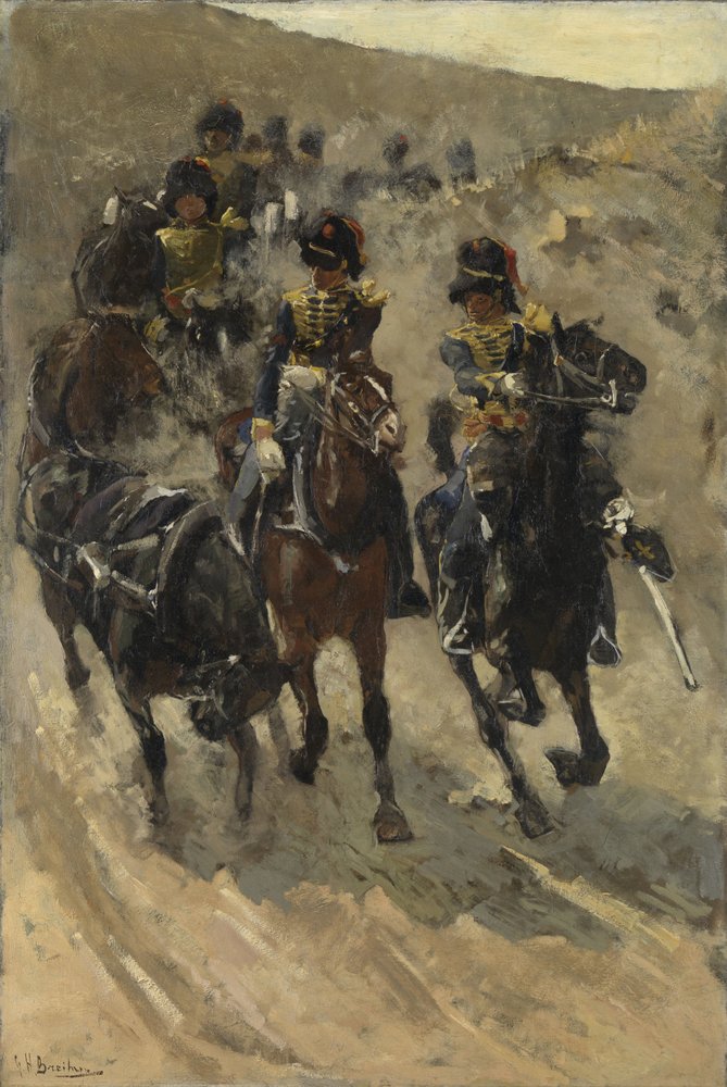 De Gele Ruiters, 1885-86 door George Hendrik Breitner
