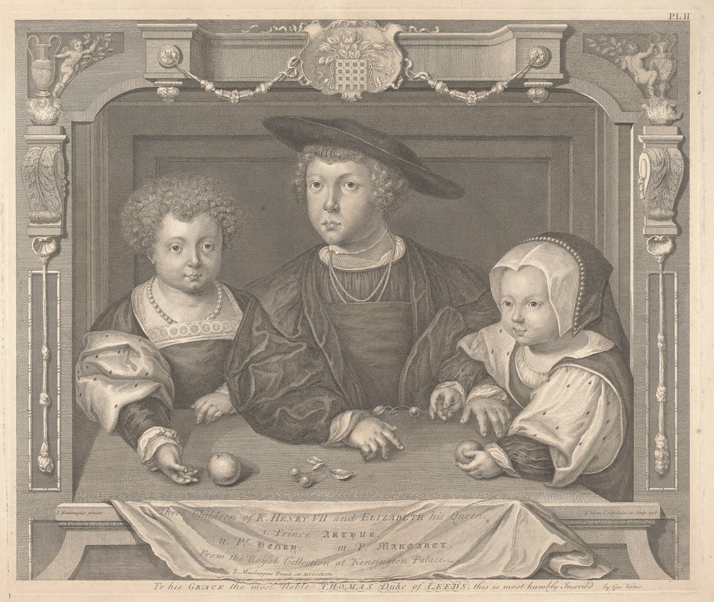 Drie kinderen van Hendrik VII en Elizabeth zijn koningin Prins Arthur Prins Hendrik en Prinses Margaret