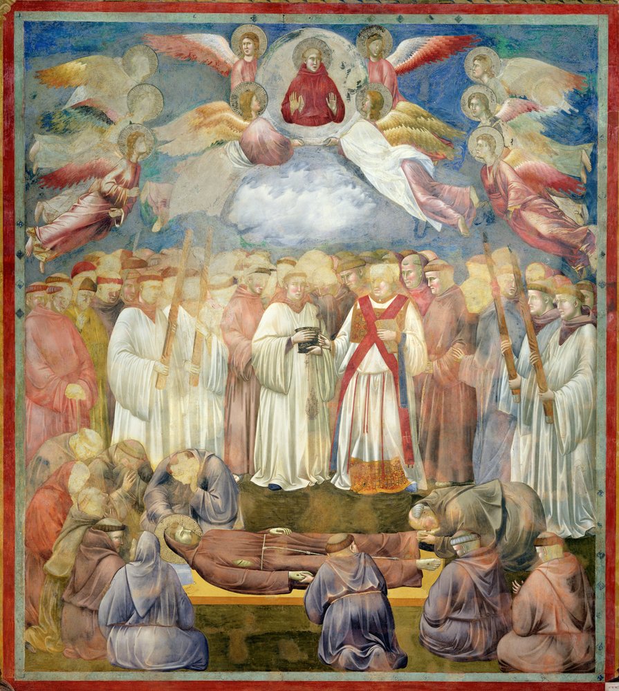De dood van St. Franciscus, 1297-99 | Giotto di Bondone