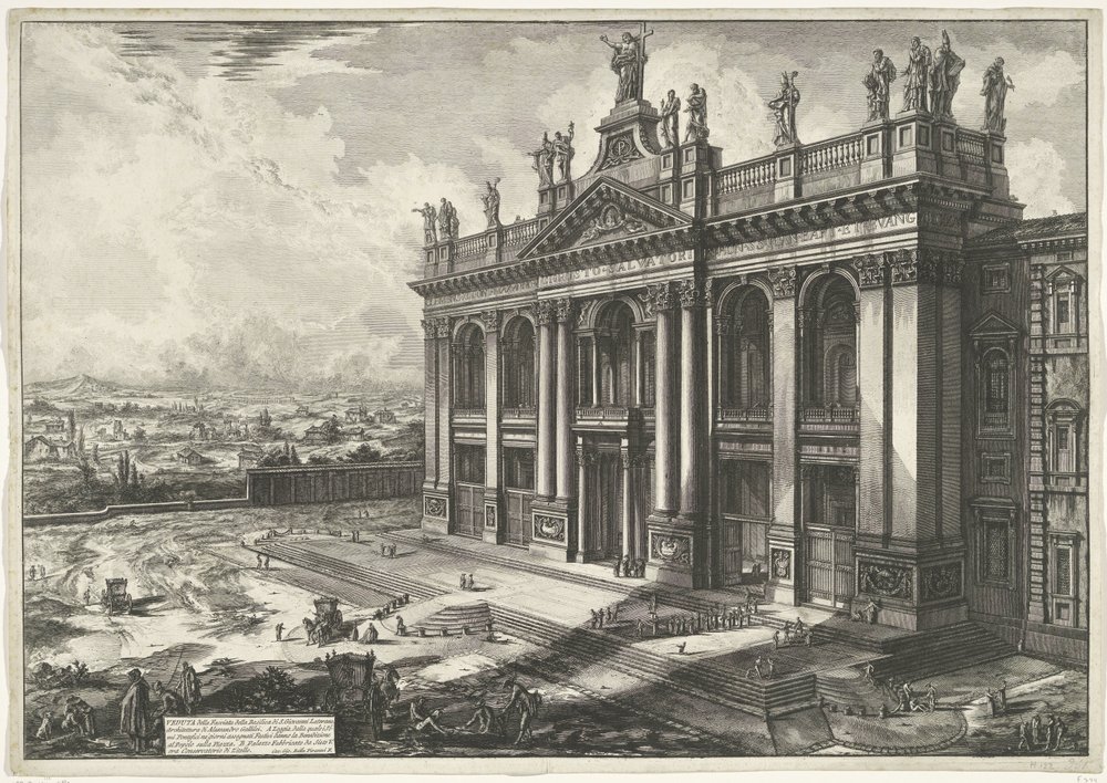 Sint-Jan van Lateranen te Rome | Kunstafdruk