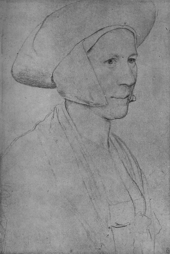 Een Vrouw: Onbekend, 1526-1528 1945 door Hans Holbein der Jüngere