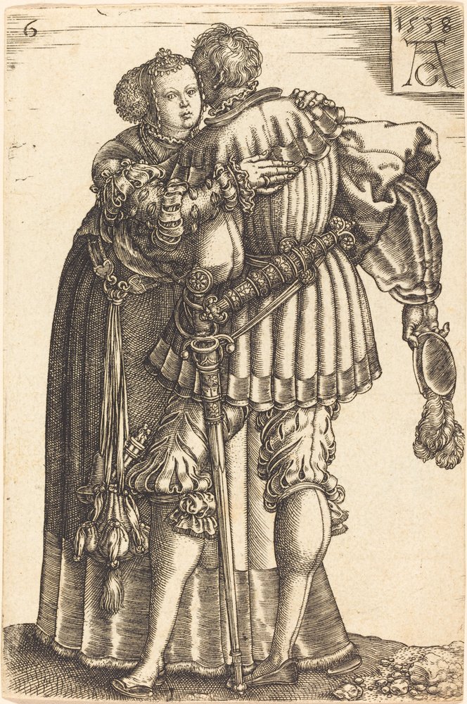 Grote Bruiloftsdansers door Heinrich Aldegrever