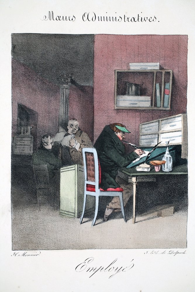 Werknemer, illustratie uit 