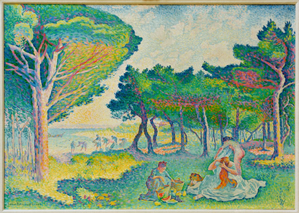 Middellandse Zeekusten door Henri-Edmond Cross