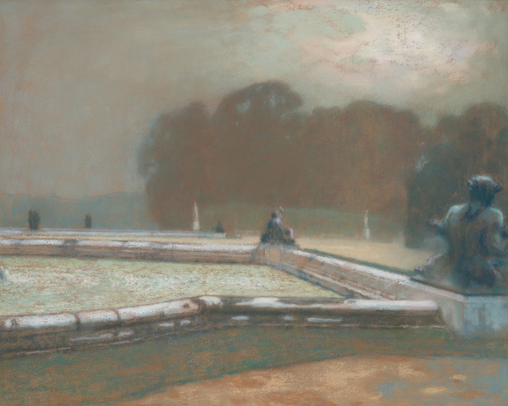 Beelden, De tuin van Versailles, 1900 door Henri Eugene Augustin Le Sidaner