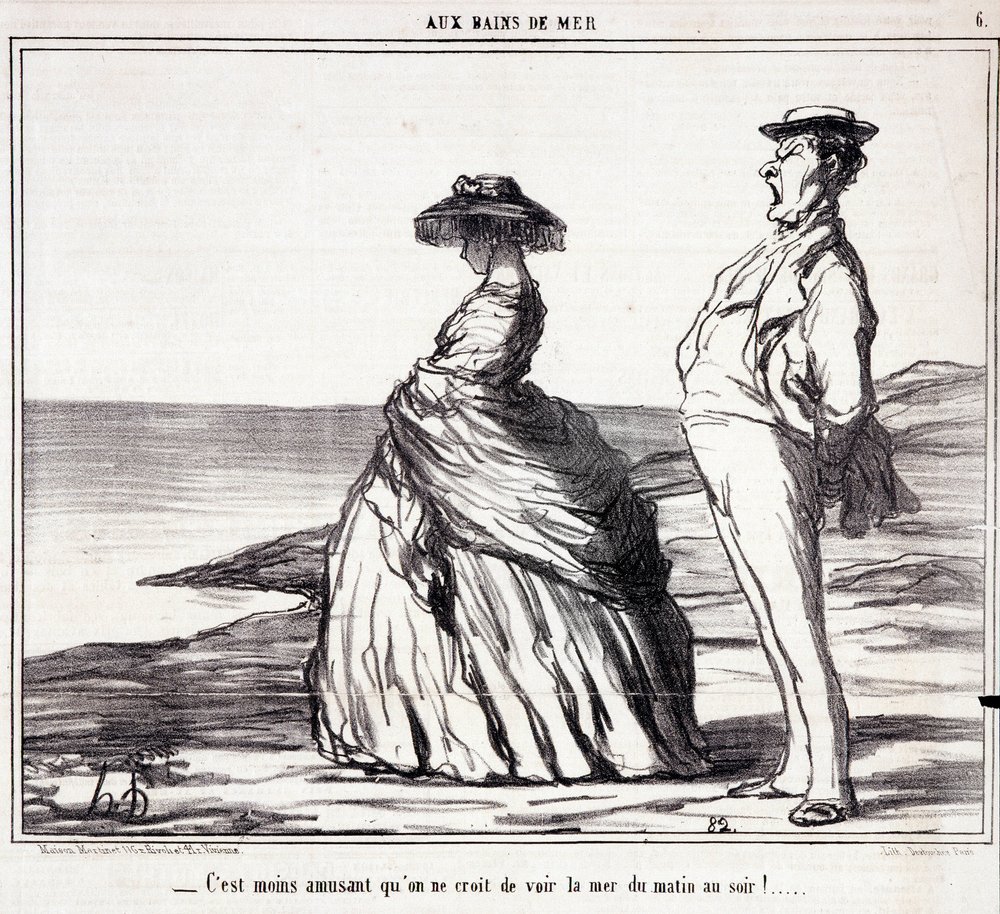 Serie Les Bains de Mer: Het is minder leuk dan je denkt om de zee van 
