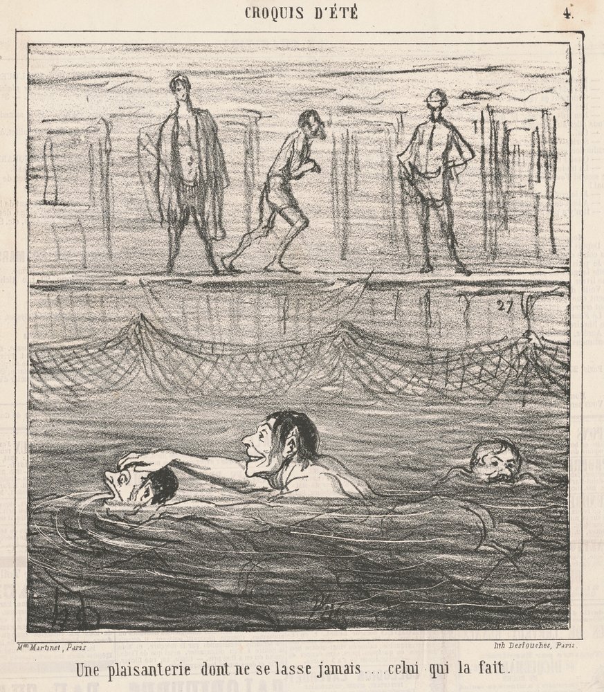 Een grap die nooit verveelt... door Honoré Daumier