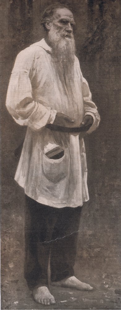 Graaf Leo Tolstoy, Bibbys Annual, 1916-17 door Ilya Efimovich after Repin