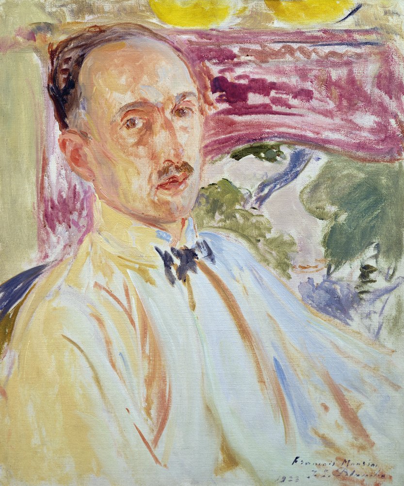 Studie voor een portret van Francois Mauriac, 1923 door Jacques-Emile Blanche