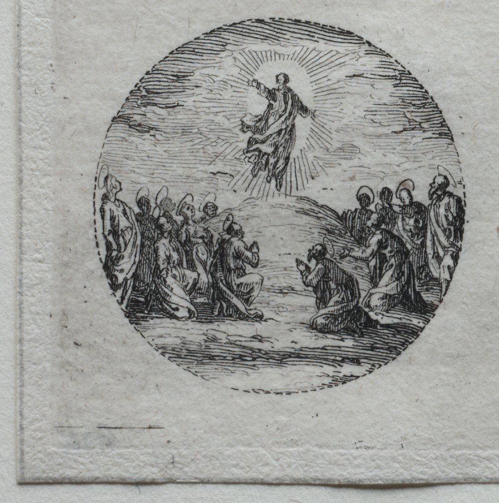 De Mysteriën van de Passie: De Opstanding door Jacques Callot