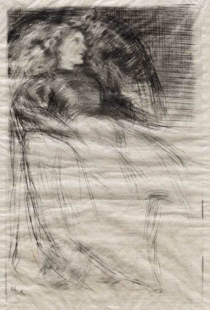 Vermoeid, 1863 door James Abbott McNeill Whistler