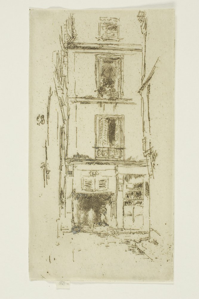 Rue des Bons Enfants, Tours door James McNeill Whistler