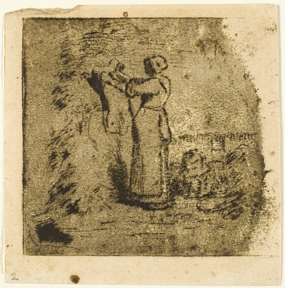 Rustende Boer door Jean-Francois Millet