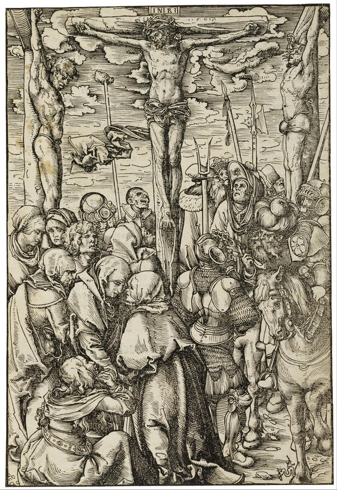De kruisiging door Lucas Cranach the Elder
