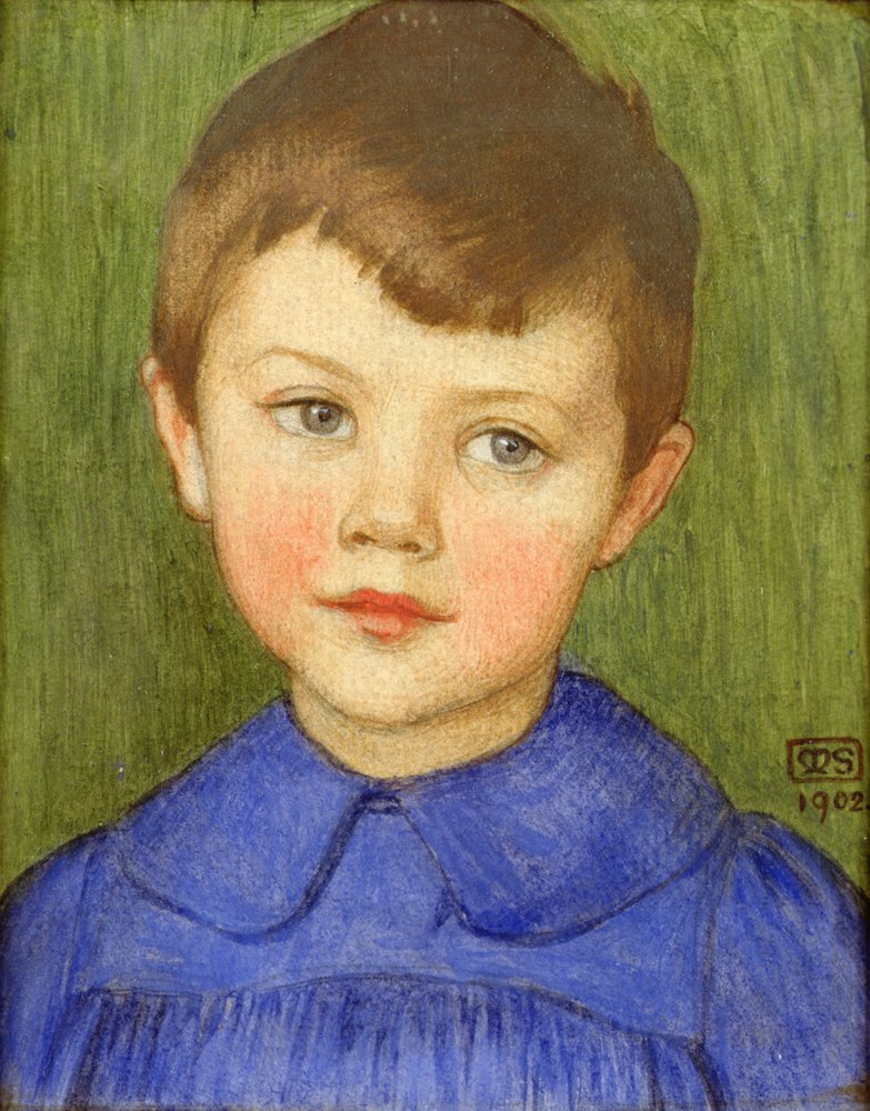 Portret van Richard Stokes | Marianne Stokes | Kunstafdruk