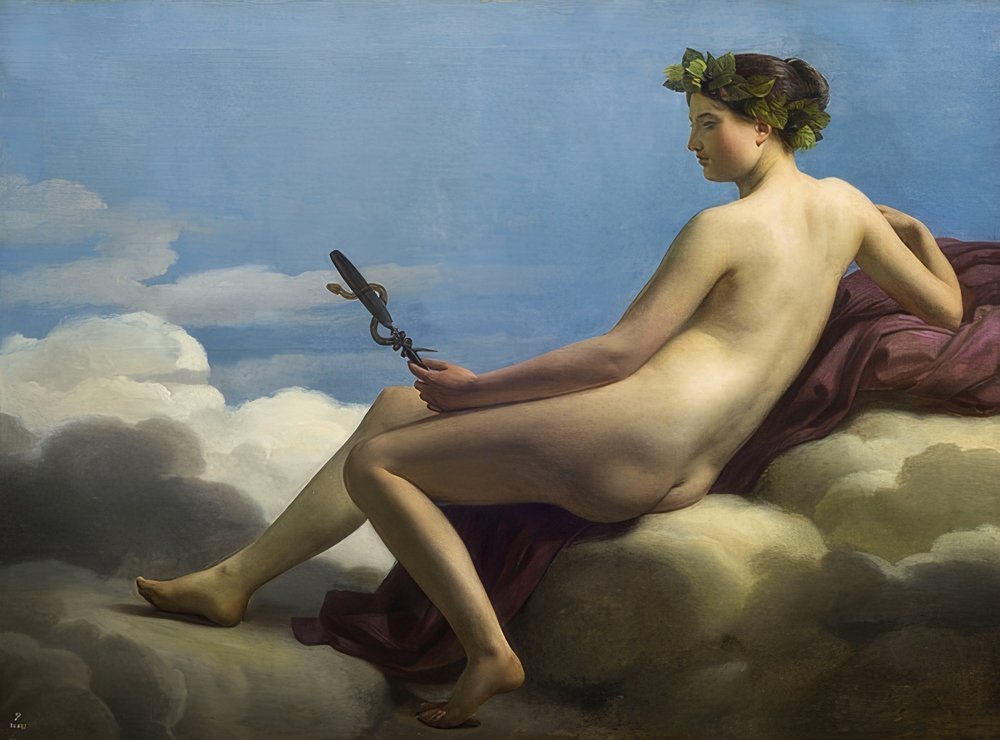 Allegorie van de wijsheid. 1823 door Michel-Martin Drolling