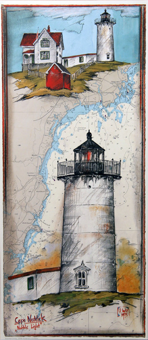 Cape Neddick door Ole West
