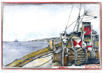 Reis op de Elbe door Ole West