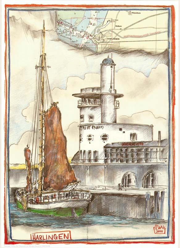 Harlingen, Nederland door Ole West