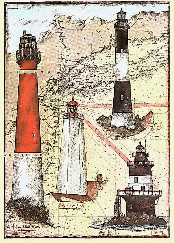 Vuurtoren van New Jersey door Ole West