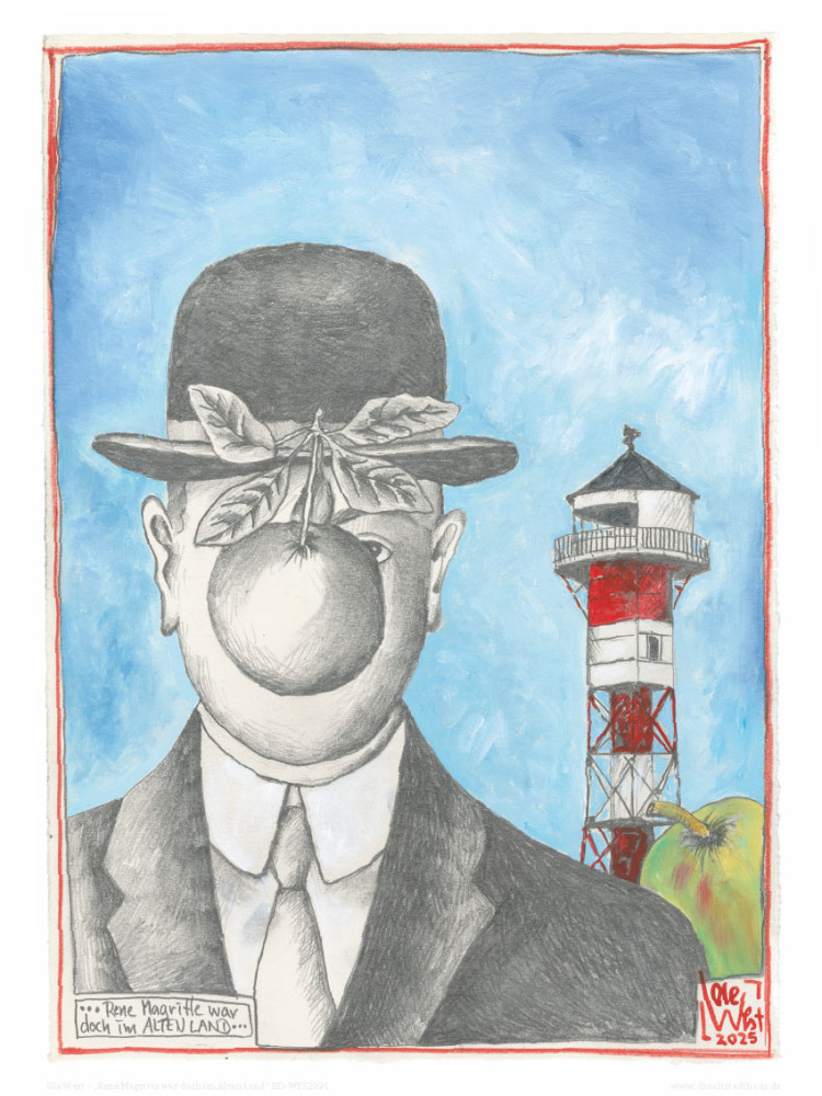 René Magritte was toch in het Alte Land door Ole West