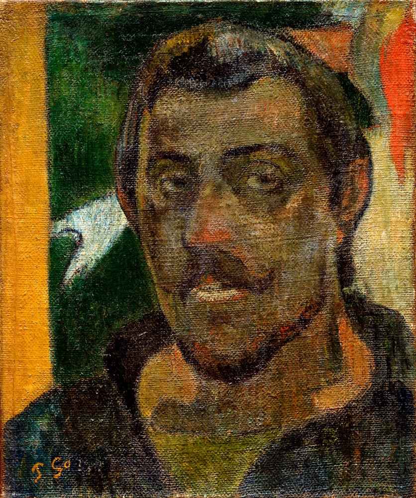 Zelfportret, 1890-1894 door Paul Gauguin