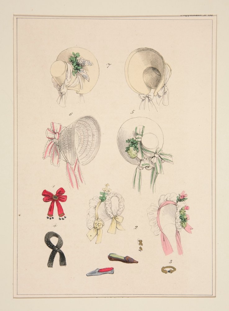 (Modes du magasin de Lucy Hoquet.) door Paul Gavarni