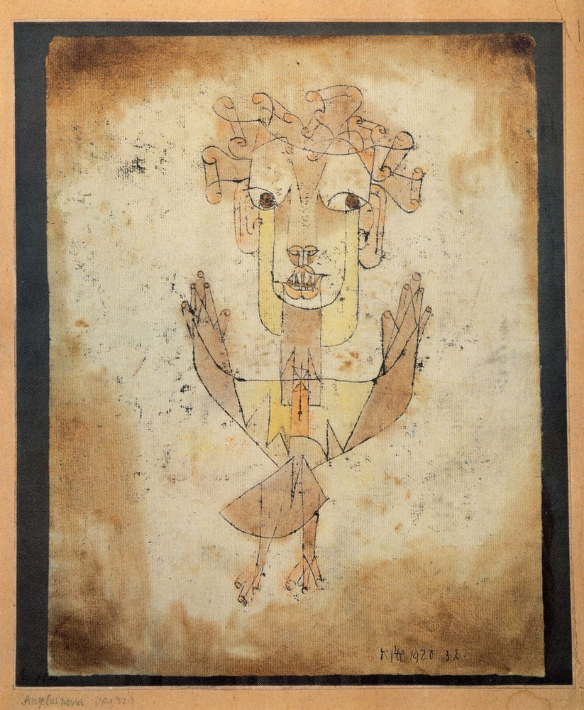 Angelus Novus, 1920 door Paul Klee