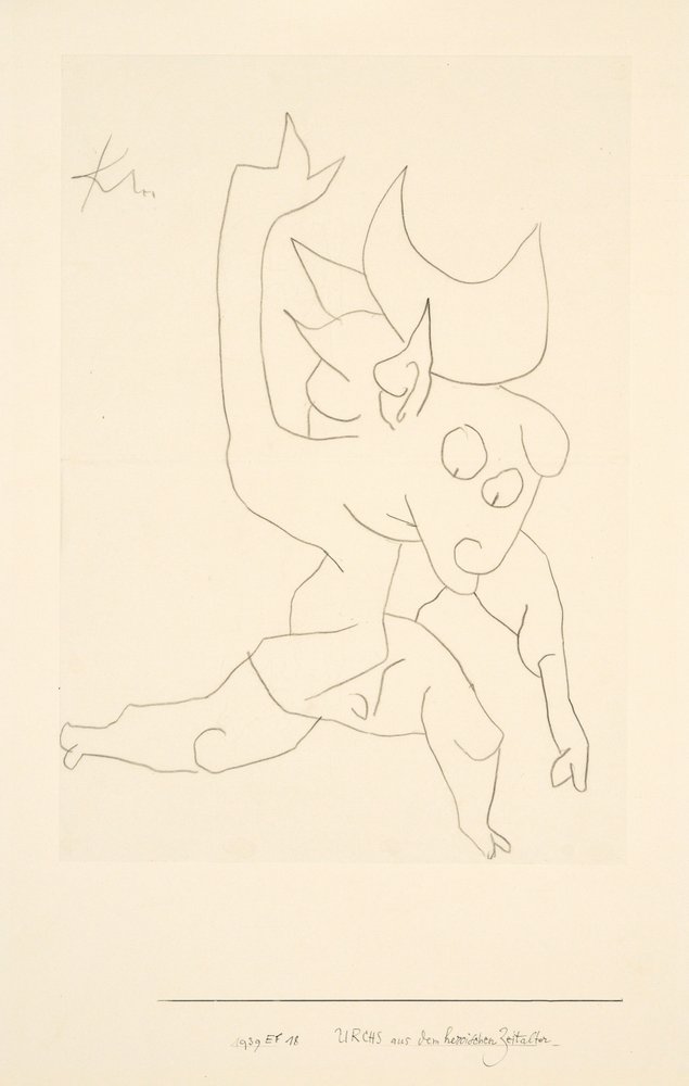 Urchs uit het Heroïsche Tijdperk door Paul Klee