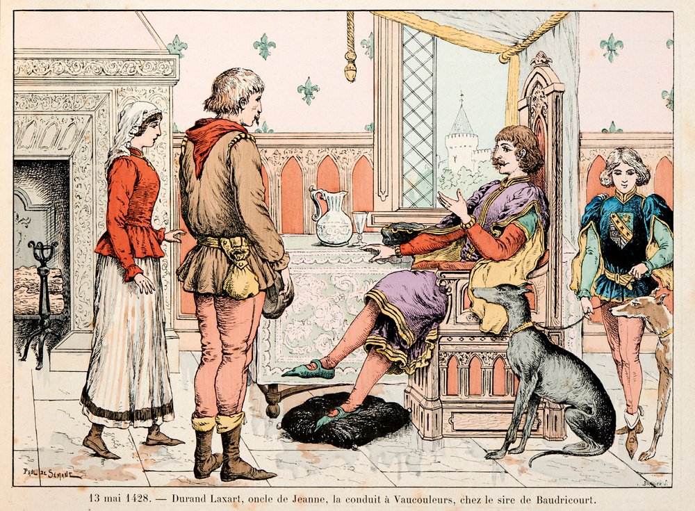 Illustratie uit het boek Jeanne d