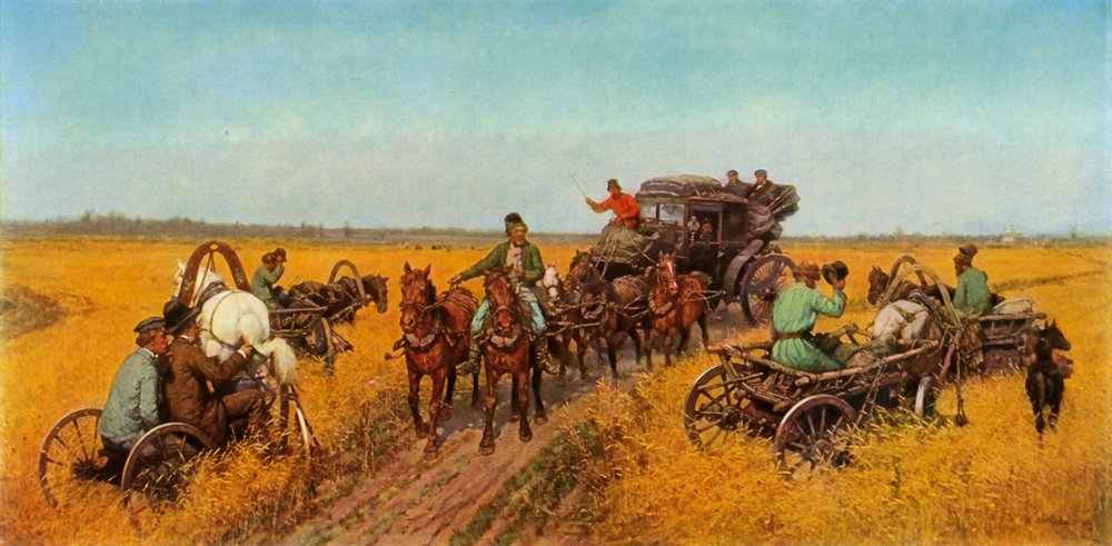 Bezoek aan het bisdom, 1885, 1965 door Pavel Osipovich Kovalevsky