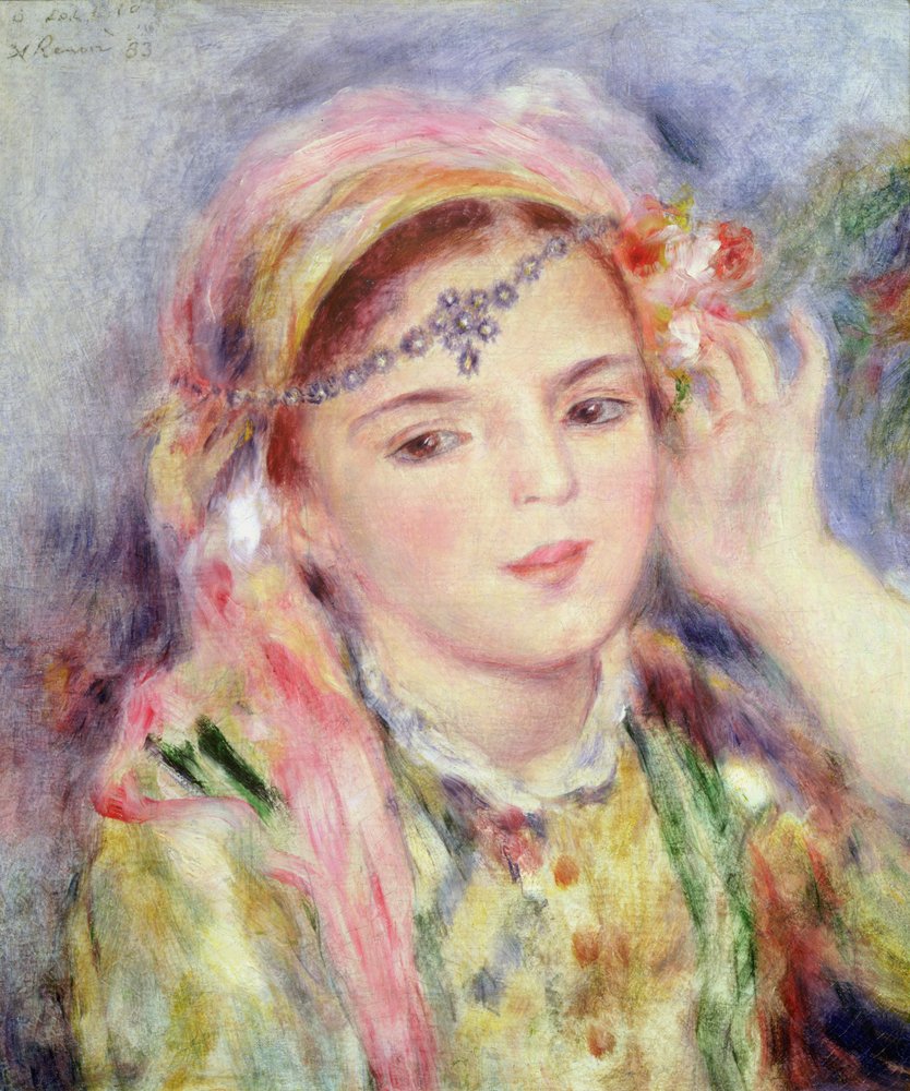 De Algerijnse, 1883 door Pierre-Auguste Renoir