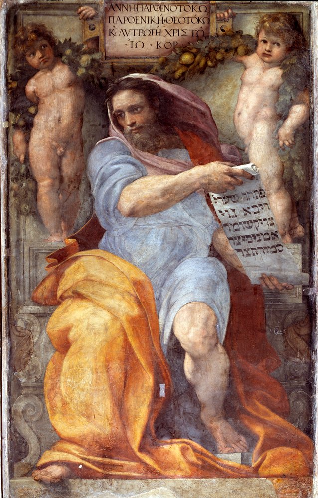 De profeet Jesaja door Raphael