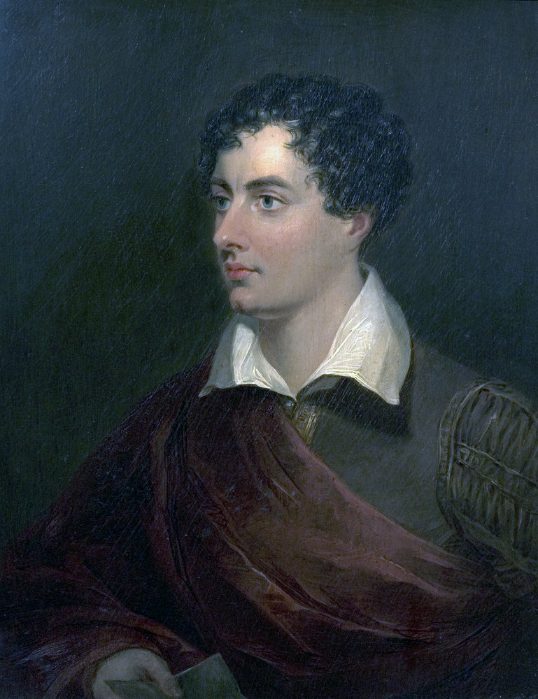 6e Lord Byron, ca. 1825 door Richard attr. to Westall