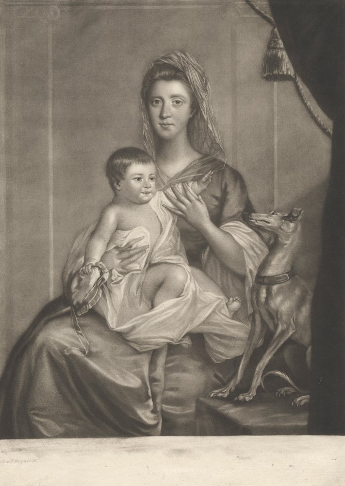 Lady Cathcart en haar Kind door Richard Houston