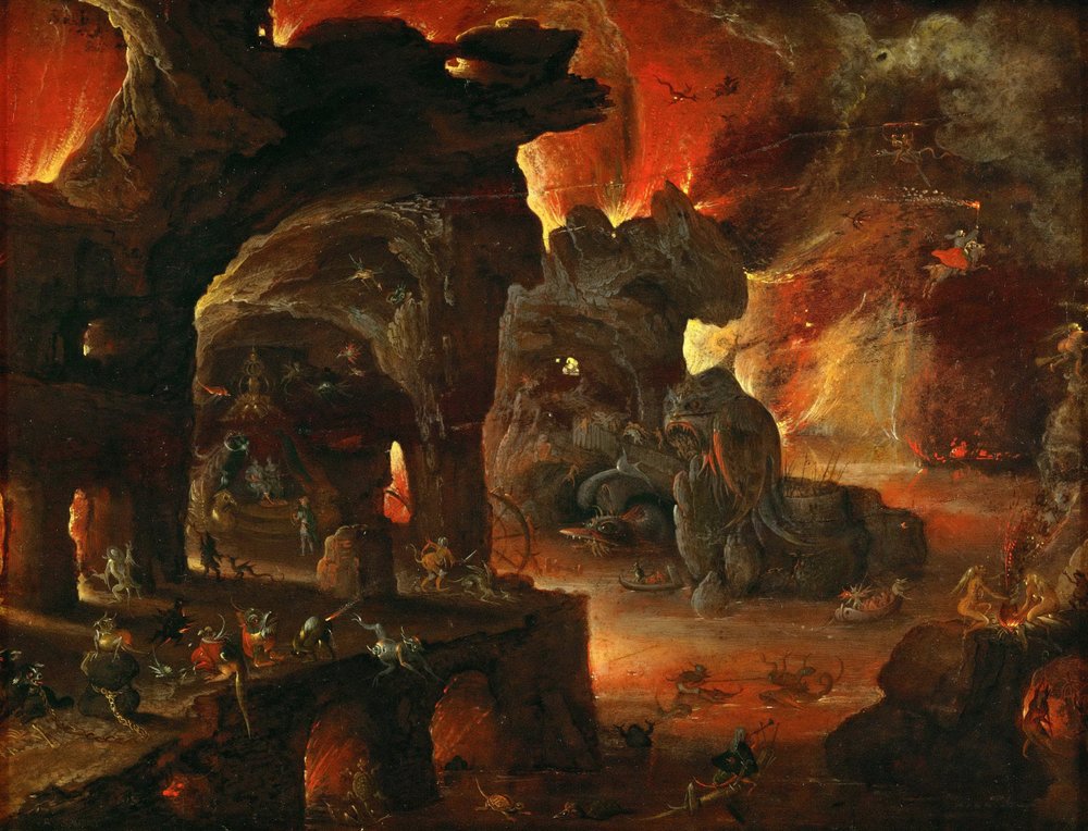Orpheus in de Onderwereld door Roelandt Jacobsz. Savery