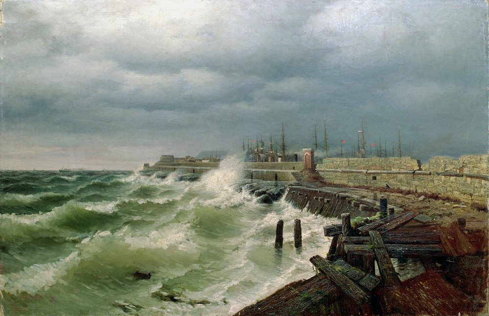 Pier van Odessa, 1885 door Rufim Gavrilovitch Sudkovsky