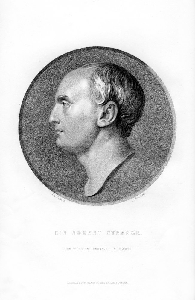 Sir Robert Strange, Schotse kunstenaar door S. Freeman