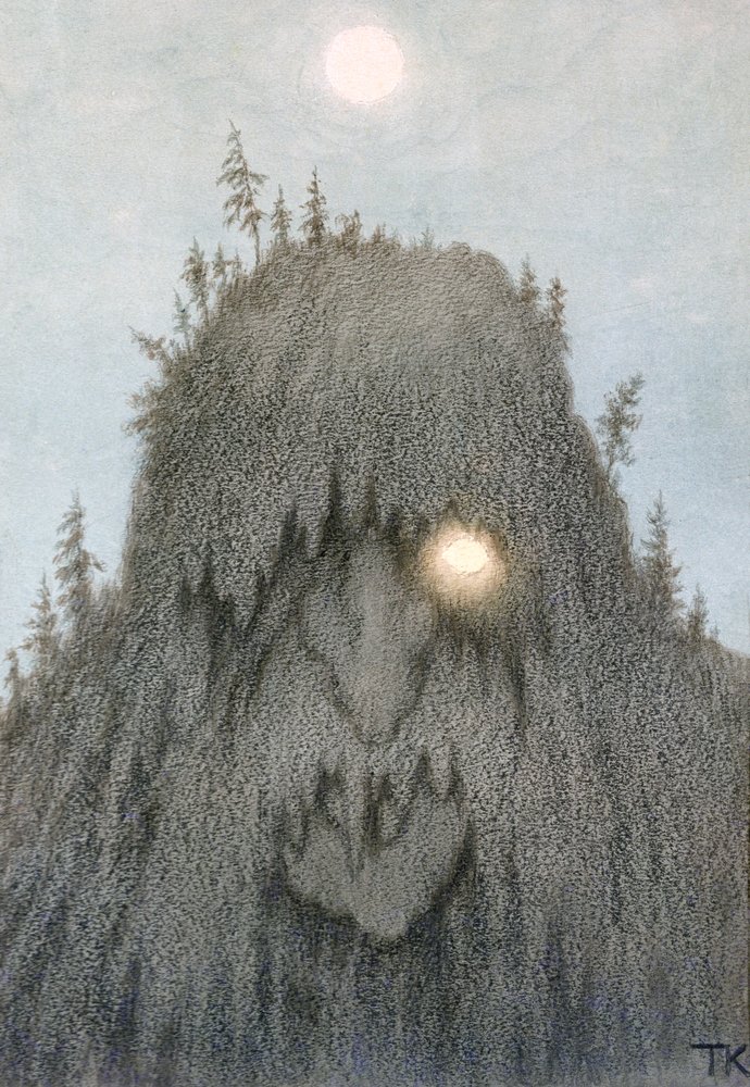 Bostrol door Theodor Kittelsen
