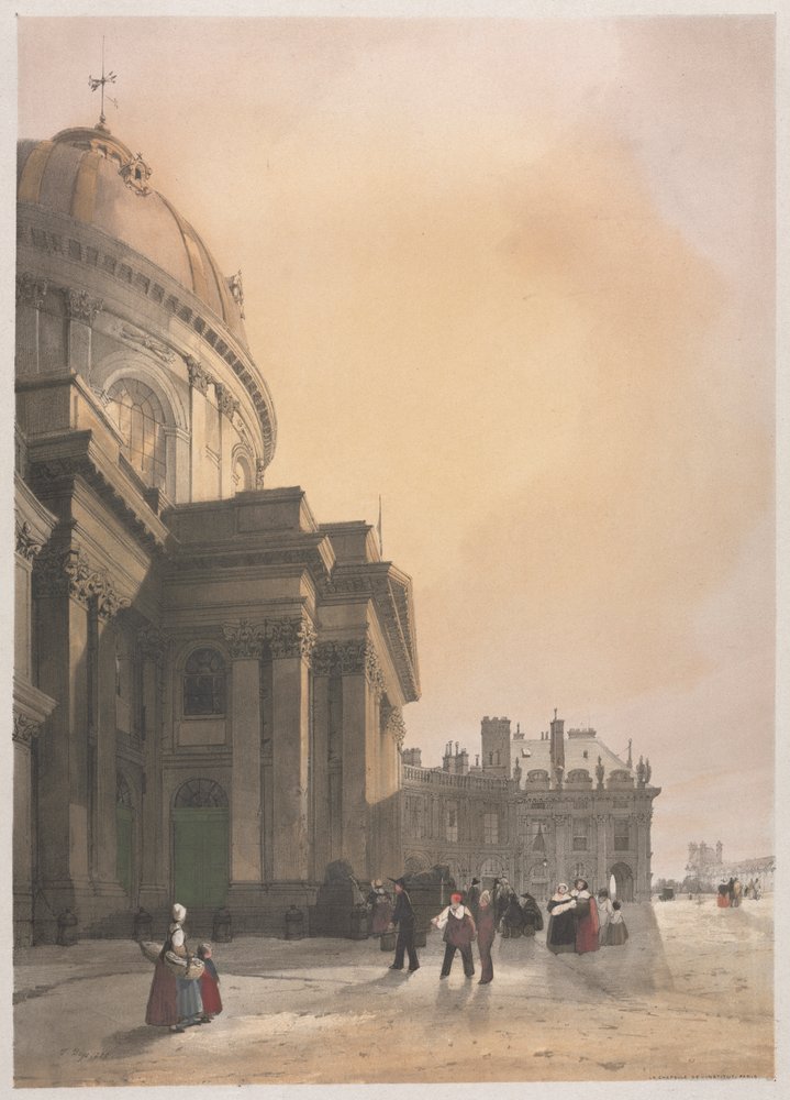 Pittoreske architectuur in Parijs, Gent, Antwerpen, Rouen: La Chapelle de l