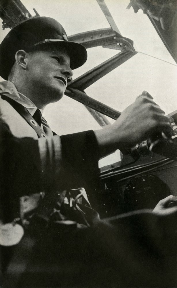 Kapitein Gilbert Rae, BOAC Mosquito piloot, Tweede Wereldoorlog, ca ...
