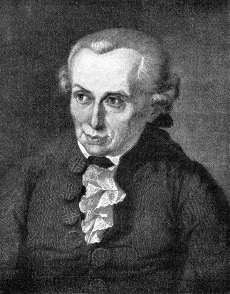 Immanuel Kant, Duits filosoof, 1900 door Unbekannt