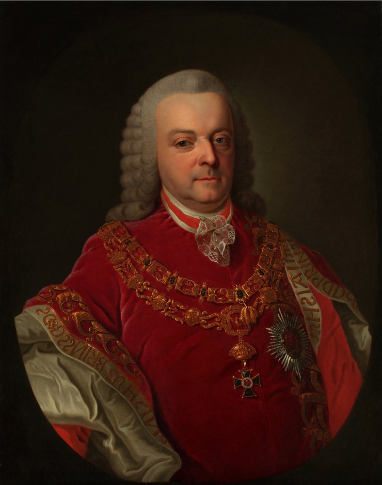 Portret van Graaf Ferenc Esterházy de Galántha 1715-1785 door Unbekannt