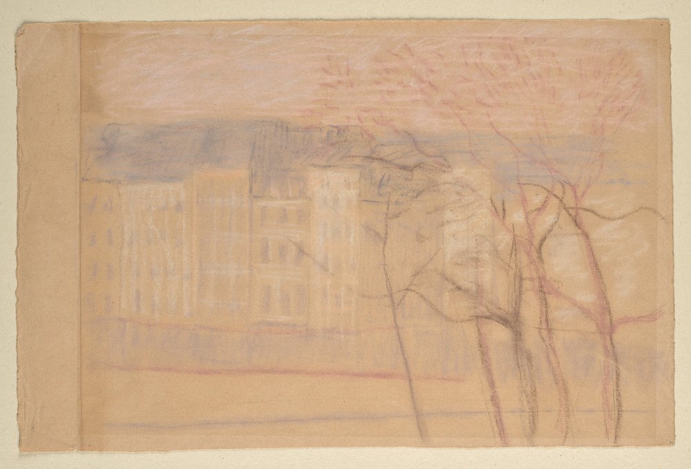 Rij huizen in Parijs, Quai d