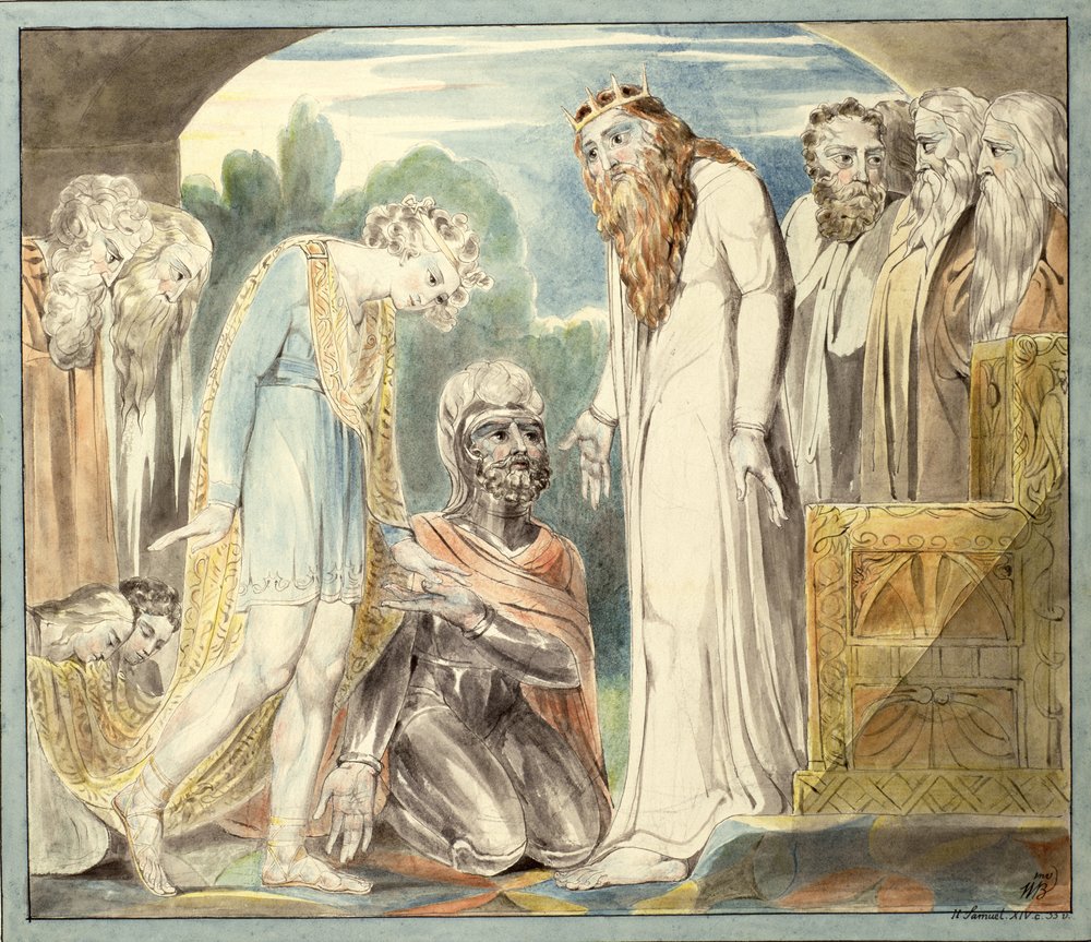 Vergiffenis van Absalom, ca. 1800-1803 door William Blake