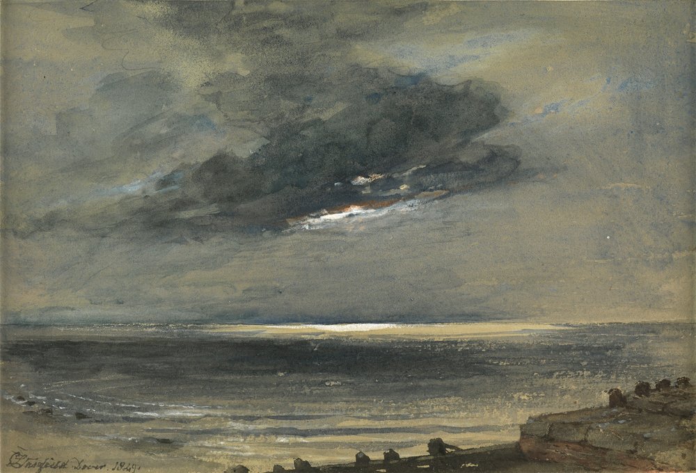 Dover, 1849 door Clarkson Frederick Stanfield