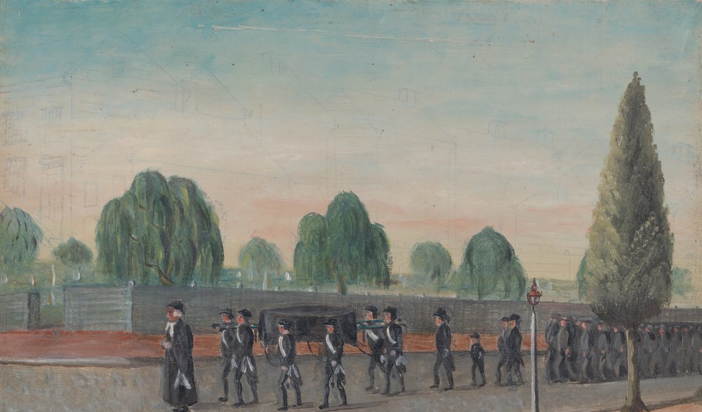 Begrafenisstoet voor Volwassenen, 1870s door William P. Chappel