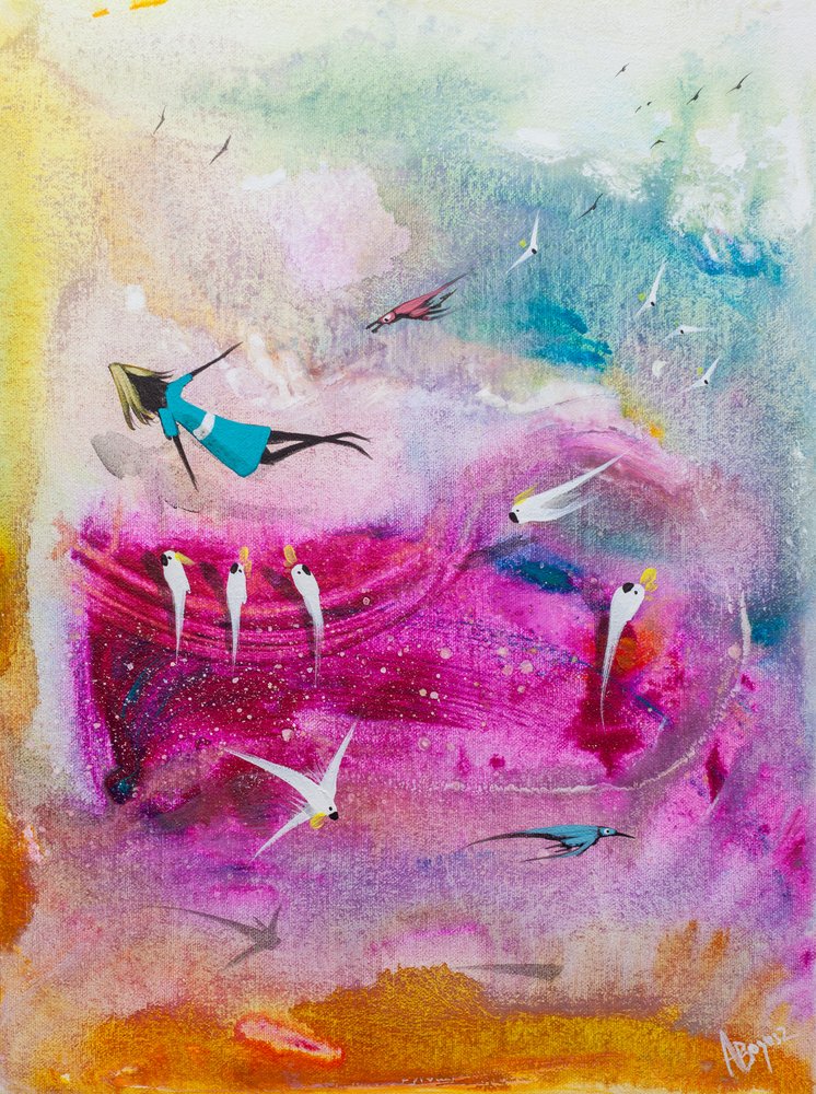 Kleurrijke droomvlucht door Adam Bogusz