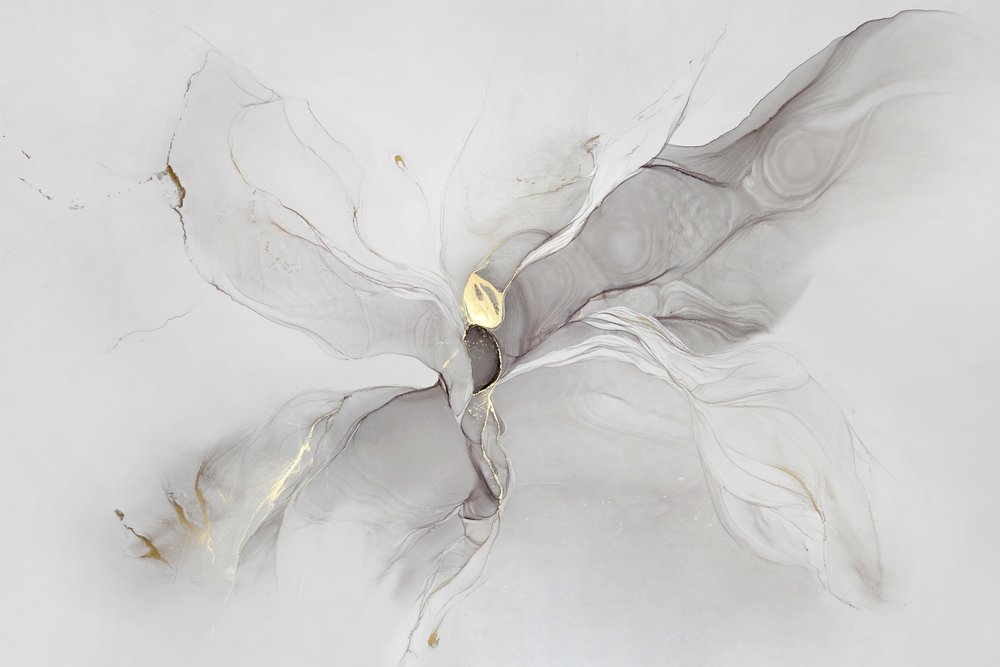 Fluid Gold Abstract door Alevtina Shelest